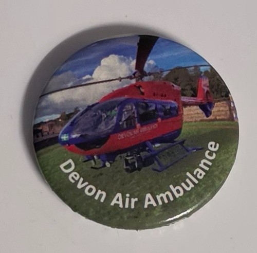 Devon air ambulance pin - x,