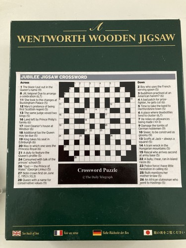Wentworth wooden jigsaw - wentworth, puzzle
