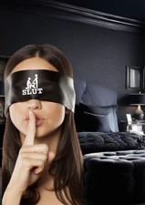 SLUT Blindfold  Bondage