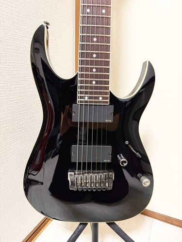 Ibanez rga7 black - emg, mod