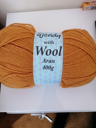 Wendy with wool aran 400g - aran, ball