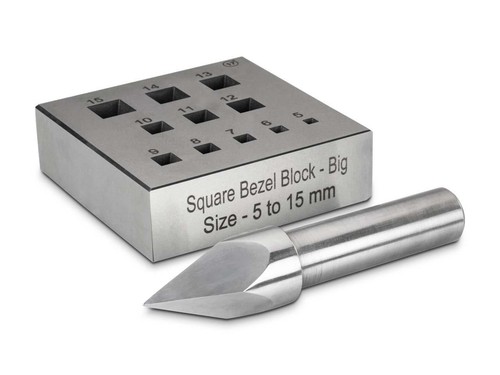 Jewellers bezel forming block - jewellers,