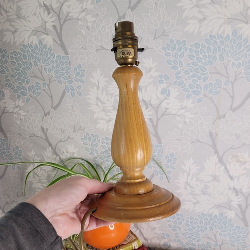 Vintage turned solid wooden - turned,