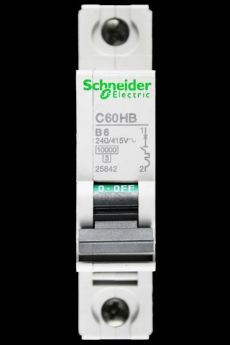 Schneider mcb 10ka - b, 6