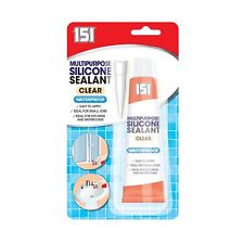 Multipurpose Silicone Sealant Waterproof Clear Tube Small Jobs Kitchen Bathroom