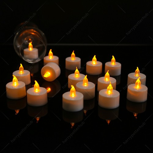 24pcs flameless led tea lights - flameless,