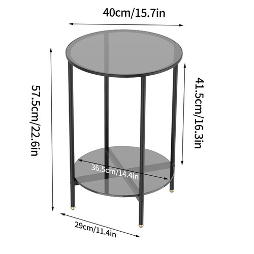Tier large round glass - 2,