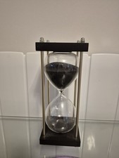 Large Sand Timer, Hourglass Timer 60 Minutes,Vintage Wooden Hour Glass Timer,Mod
