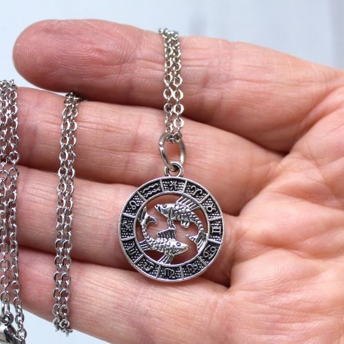 Zodiac sign necklace - zodiac,
