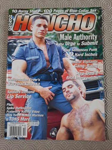 Honcho magazine october - magazine,, 2001