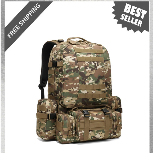 Military tactical backpack 60l - tactical,