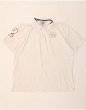 LA MARTINA Mens Graphic Polo Shirt 4XL White DT22
