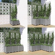 Garden Planter with Trellis PP