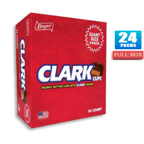 24x packs clark peanut - packs,