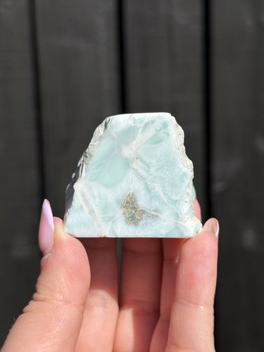 Larimar half polished freeform - larimar,
