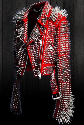 Mens studed leather - mens,