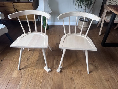 Ikea off white chairs - off,