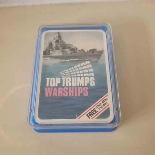 Vintage top trumps warships - top,