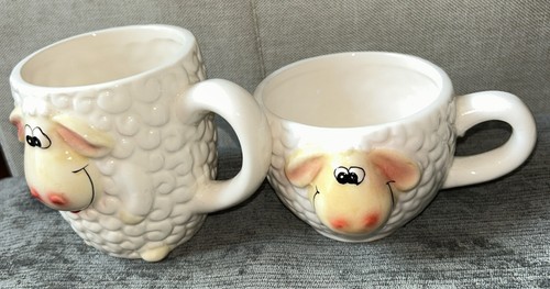 Vintage sheep mug matching - vintage,