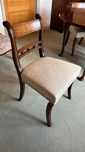 Antique set dining chairs - set, of