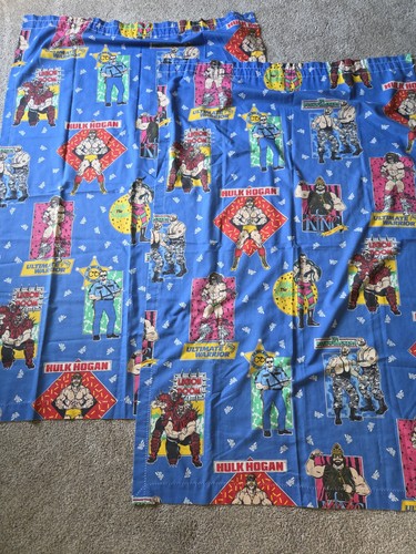 Vintage wwf wrestling curtain - wwf,