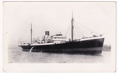 Blue funnel line medon ship - blue, mv