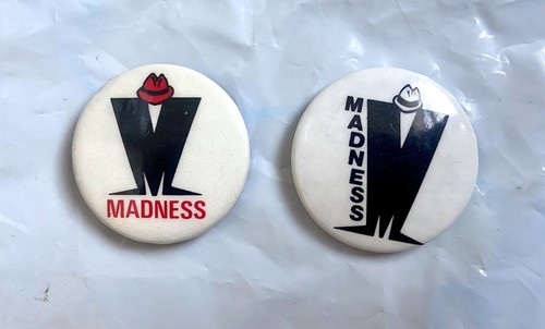 Madness vintage 1980s pin - -,