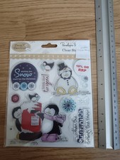 Daisy & Dandelion Clear Christmas Stamp Set