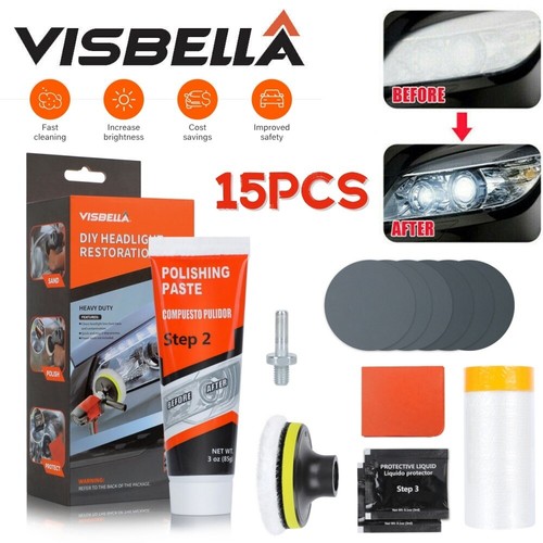 Car headlight restoration - headlight,