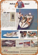 METAL SIGN - 1969 Glastron