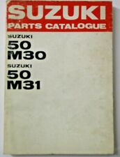 SUZUKI 50 M30 M31 PARTS LIST CATALOGUE PRE-OWNED 