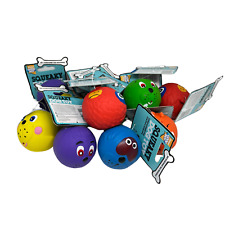 Latex Face Ball Dog Toy Cheeky Comical Soft Squeaky Puppy Fetch Good Boy Balls