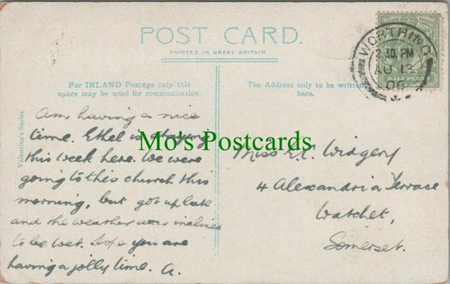 Genealogy postcard widgery - postcard,