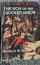 Uk Hardback Hardy Boys Book Franklin W Dixon 1st Ed Sign Of The Crooked Arrow