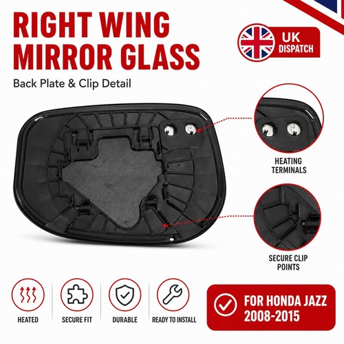 Heated clear right driver door - right,