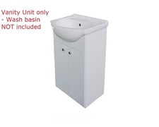 Gloss White Vanity Unit for