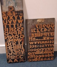 Wooden letterpress printers - wooden,
