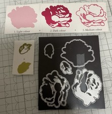 Altenew Rose Layering Die set .  Free P&P