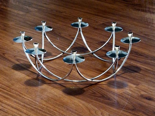 Large midcentury danish candle - midcentury,