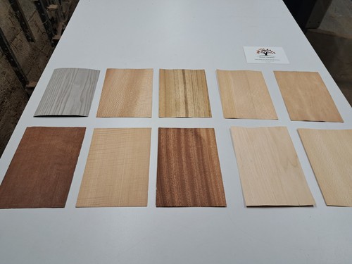 Wood veneer sample pack 10 - wood,
