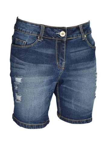 Womens stretch denim shorts - womens,