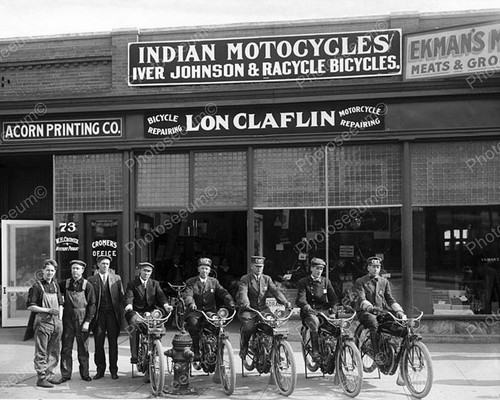 Indian motorcycle shop 1916 - indian,