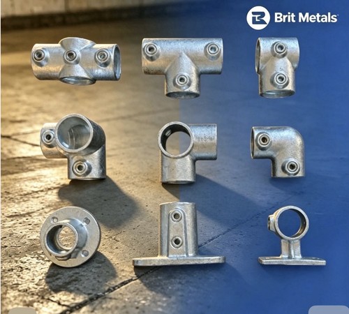 Galvanised key clamp