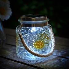 Solar Powered Daisy Glass