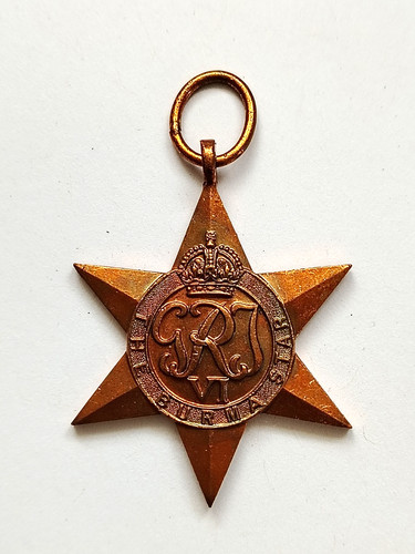 Ww2 the burma star medal - burma,