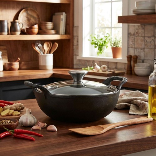 Cast iron casserole dish - iron,