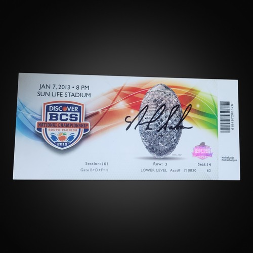 Nick saban signed bcs 2013 - bcs,