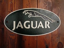 LGE Jaguar Heavy Cast Iron Sign - XF S- XK8 XJR XJS Mk2 E-Type XJ not enamel #cm