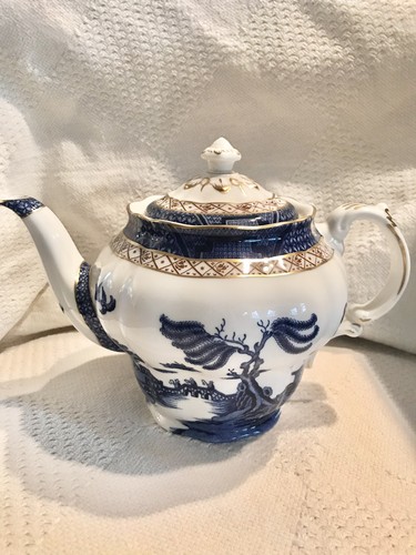 Booths real old willow teapot - booths,