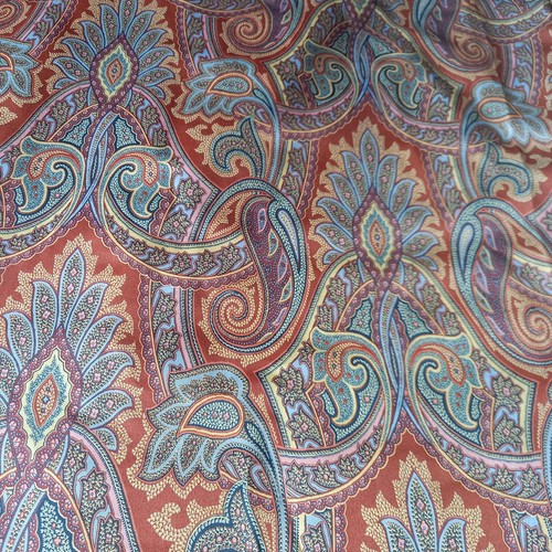 Vintage paisley curtains - vintage,